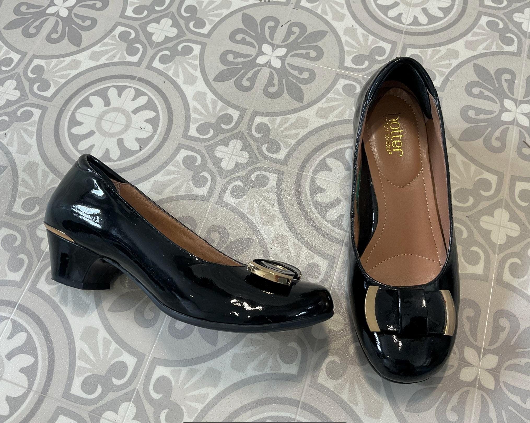 Black and Gold Heels UK