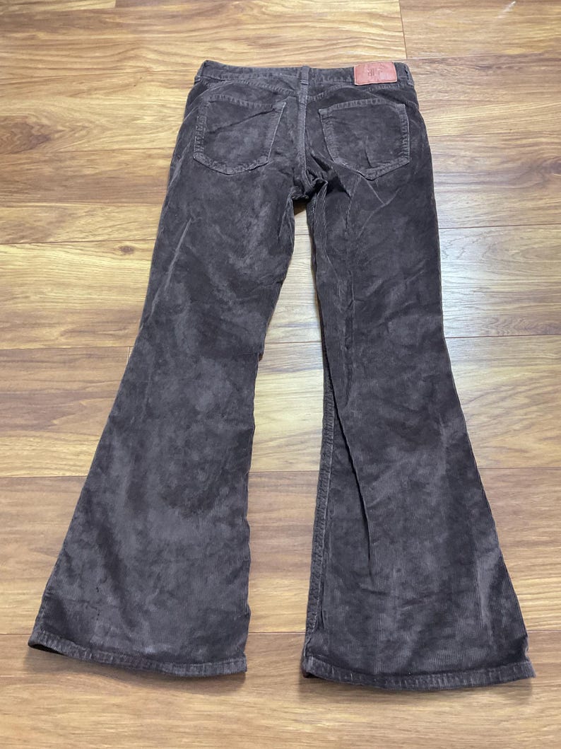 BDG Urban Outfitters Brown Corduroy Flare Trousers W29 L30 zdjęcie 7