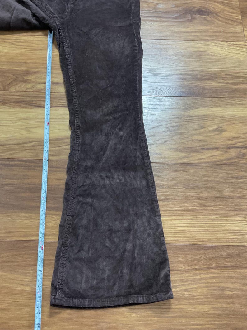 BDG Urban Outfitters Brown Corduroy Flare Trousers W29 L30 zdjęcie 3
