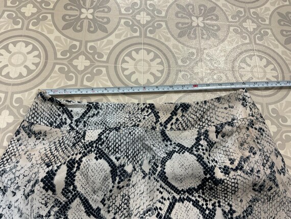 Laura Ashley snake python print viscose midi penc… - image 7