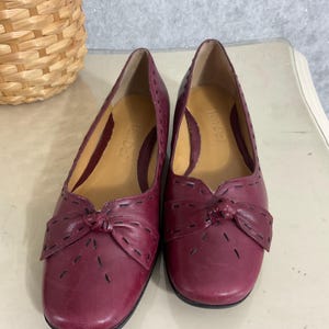 Burgundy Wide Fit Shoes - Etsy