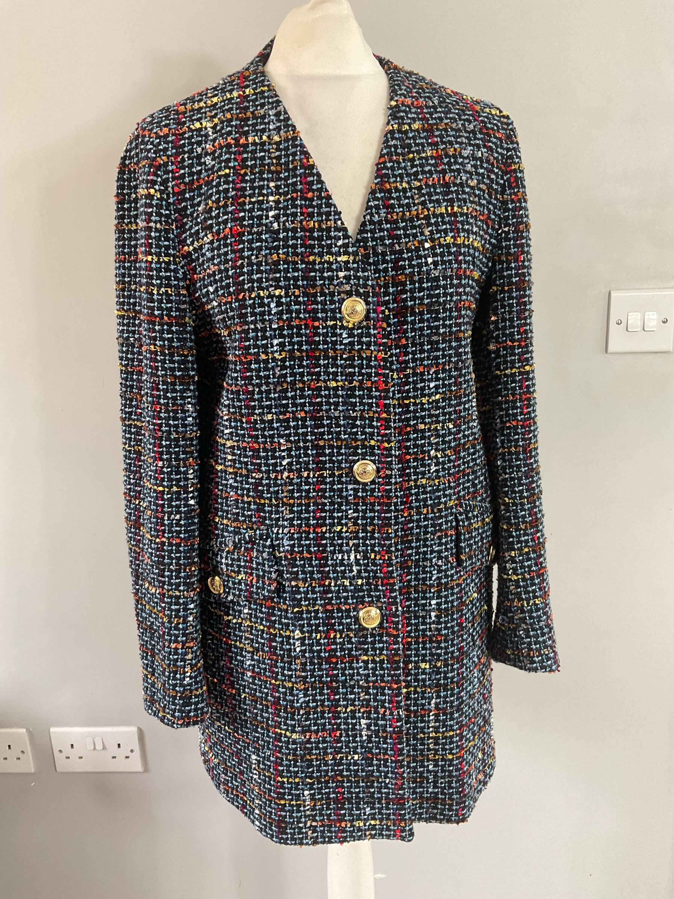 Multicoloured Tweed Jacket UK