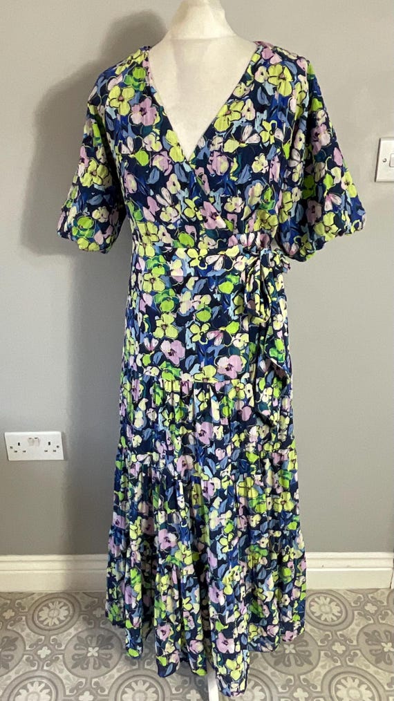 Phase Eight Morven Multicoloured Floral Wrap Long Maxi Dress UK 8 Occasion  Party - Etsy