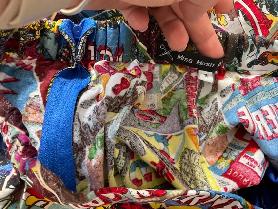 Marvel comics multicoloured full circle midi Skir… - image 8