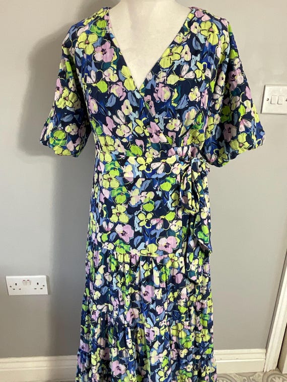 Phase Eight Morven Multicoloured Floral Wrap Long Maxi Dress UK 8 Occasion  Party - Etsy