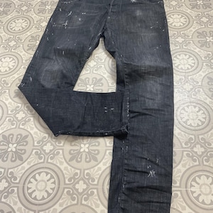 Dsquared2 mens black denim skinny jeans  Size 54