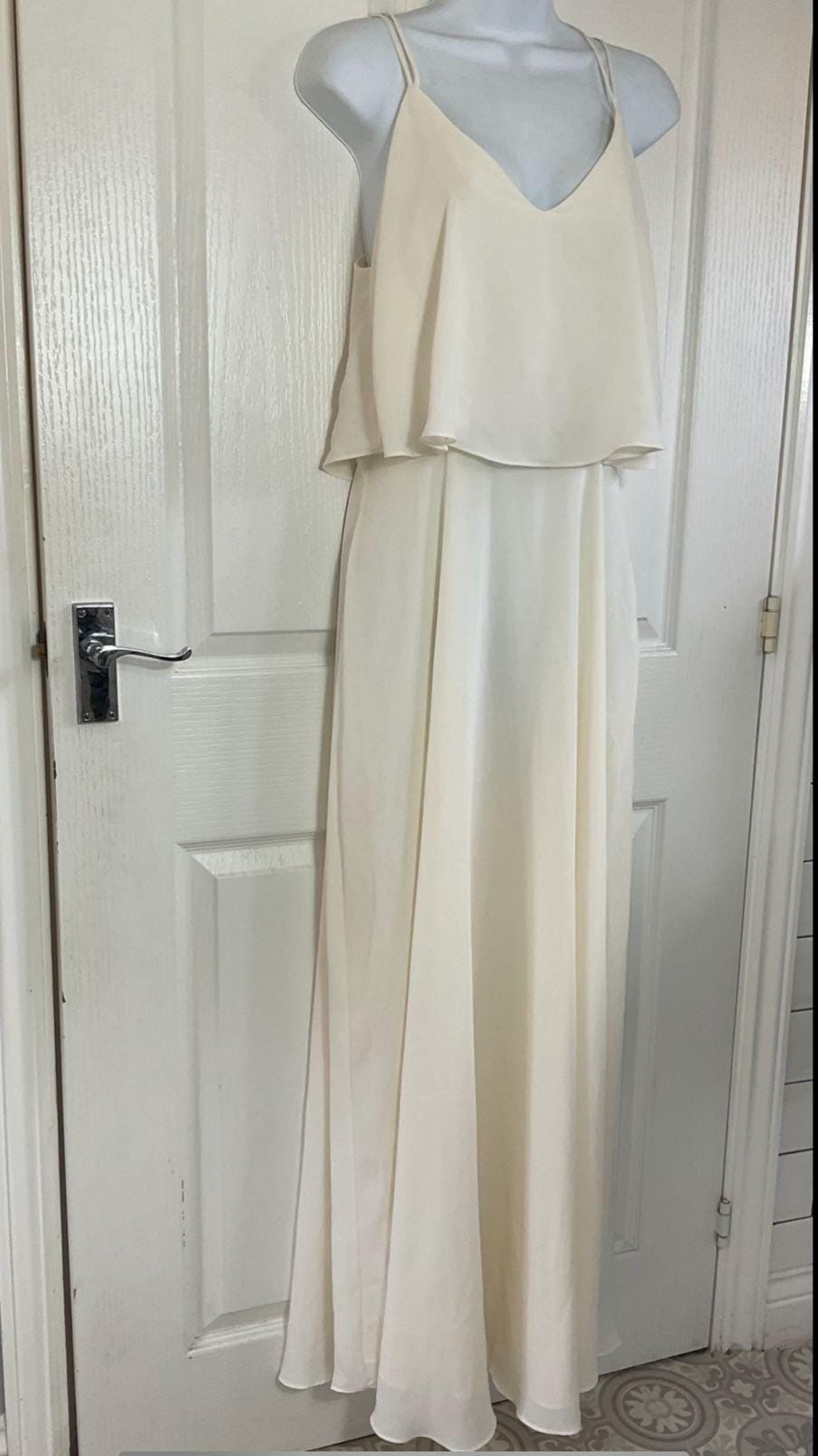 white satin dress zara EFFECT BOW - girl dinner , Lace/
