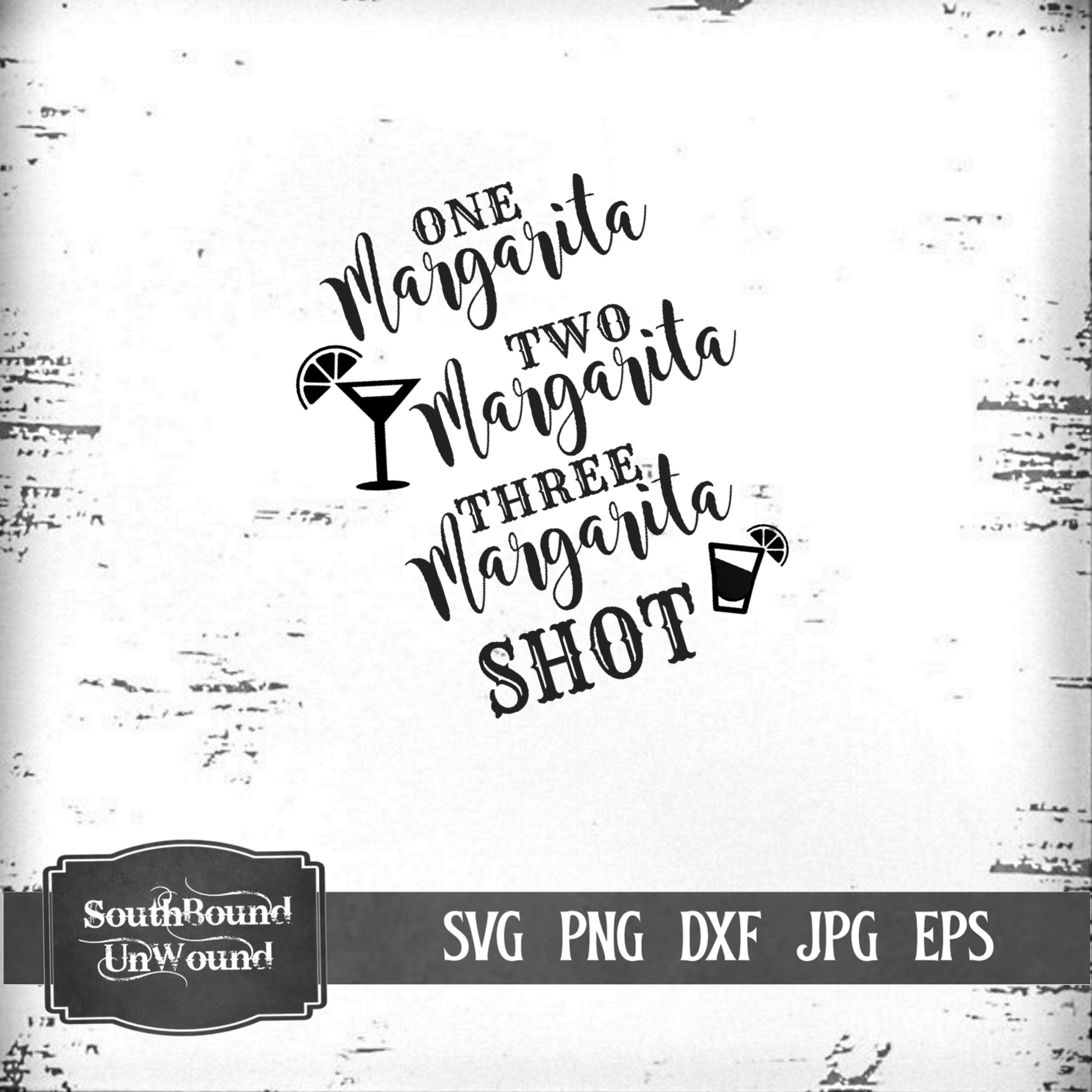 One Margarita SVG Commercial Use Instant Download Printable Clip Art