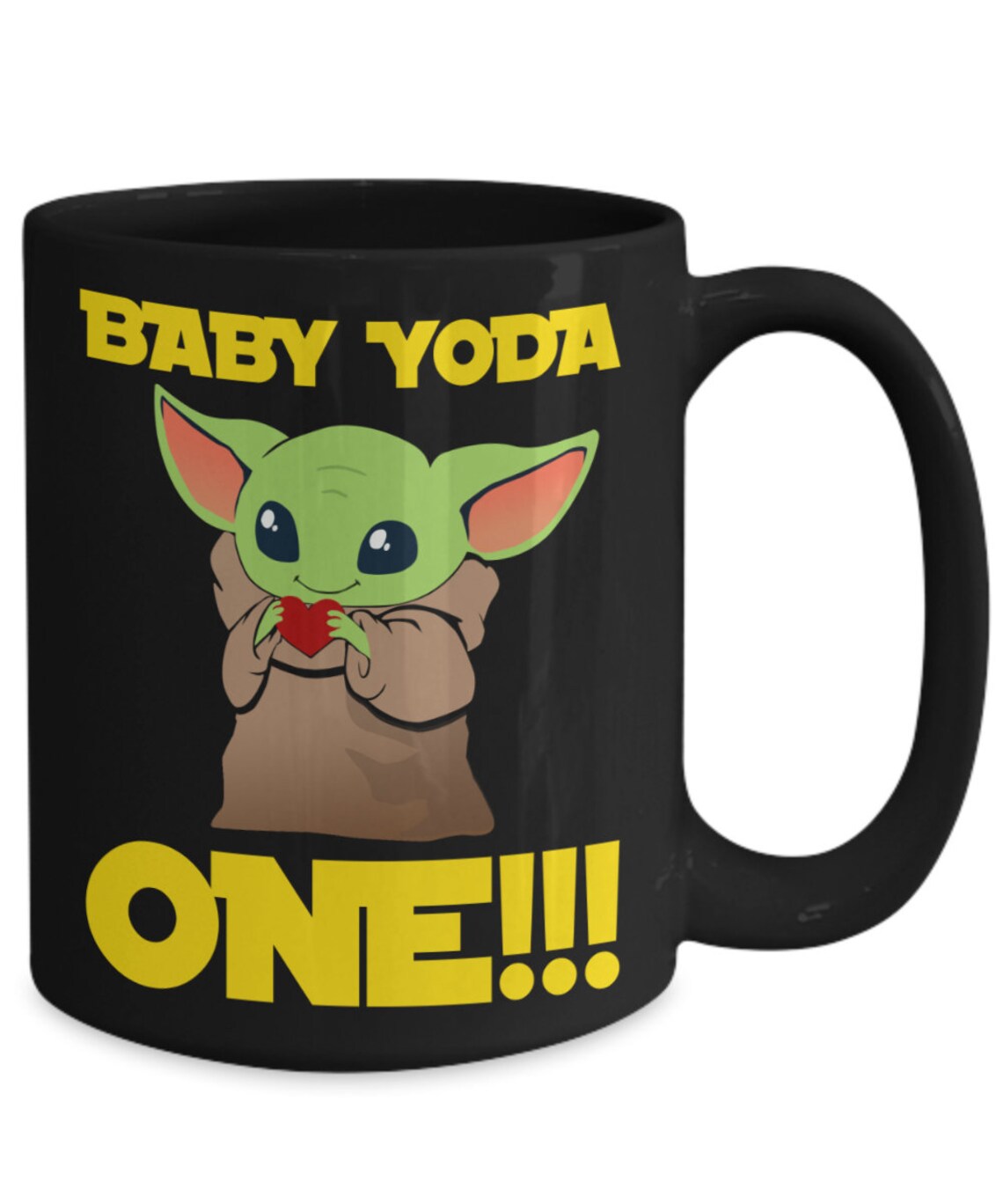 Baby yoda one mug coffee mug gift for star wars baby yoda Etsy