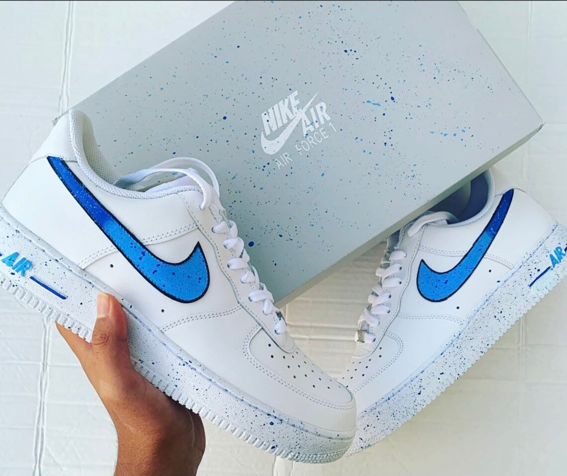 air force scribble blue