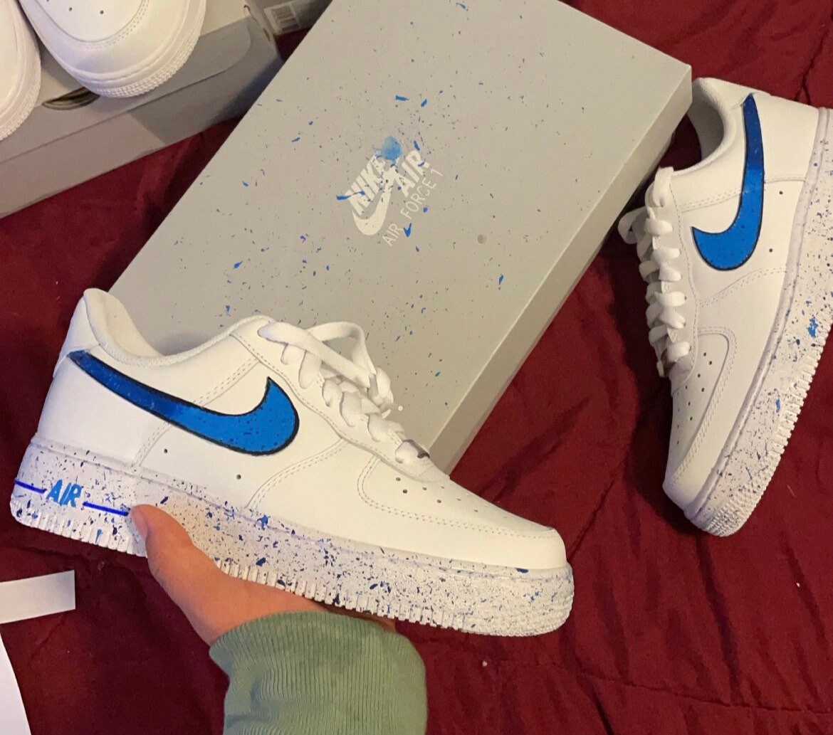 air force scribble blue