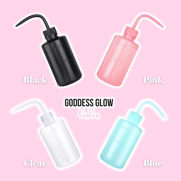 Lash/Brows Rinse Water Bottle/Squeeze Bottles 250ml