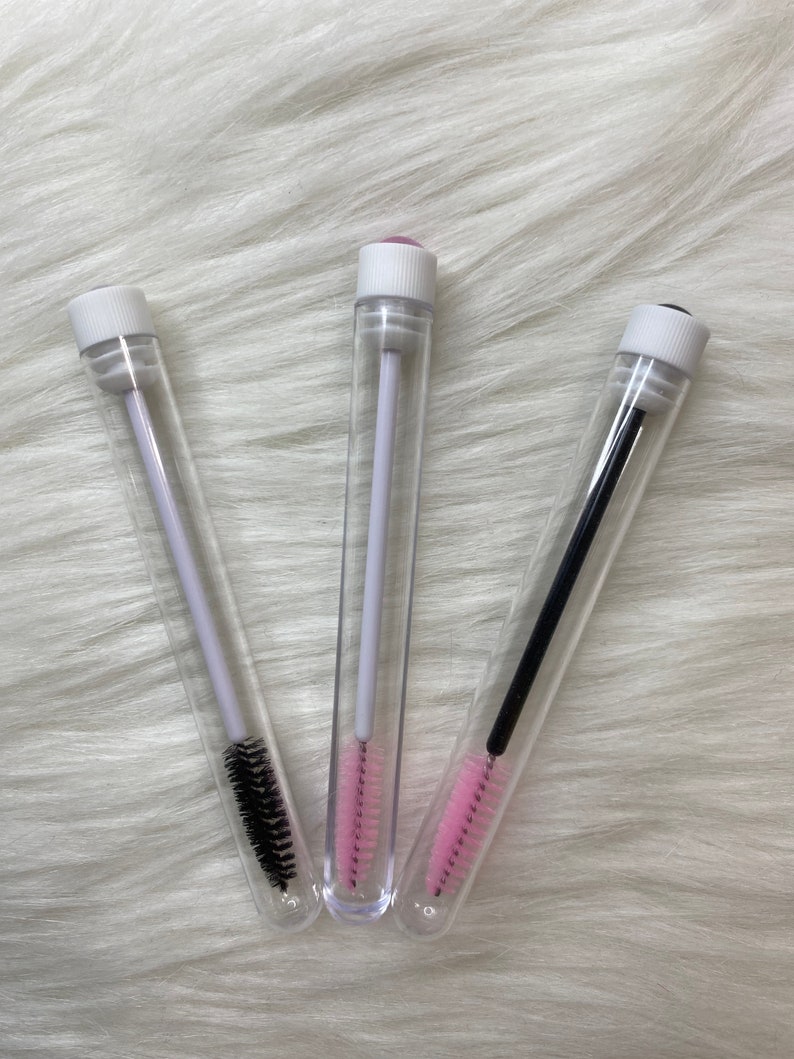 3PK Eyelash Extensions Mascara Wand Spoolie Brush With Clear Etsy
