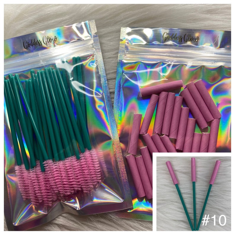 25 Mascara Wands and Sanitary Covers Spoolies and Covers Etsy