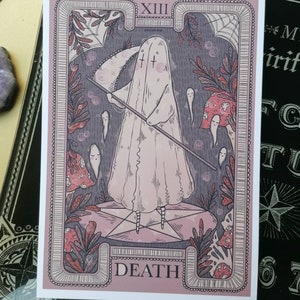 Tod Tarot Karte Kunstdruck