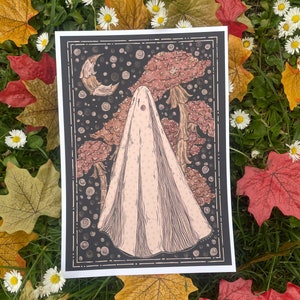 Starry Eyed Ghost Print