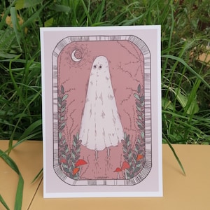 Floating ghost art print