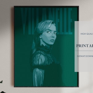 Killing Eve  |  Villanelle  |  Poster | Green