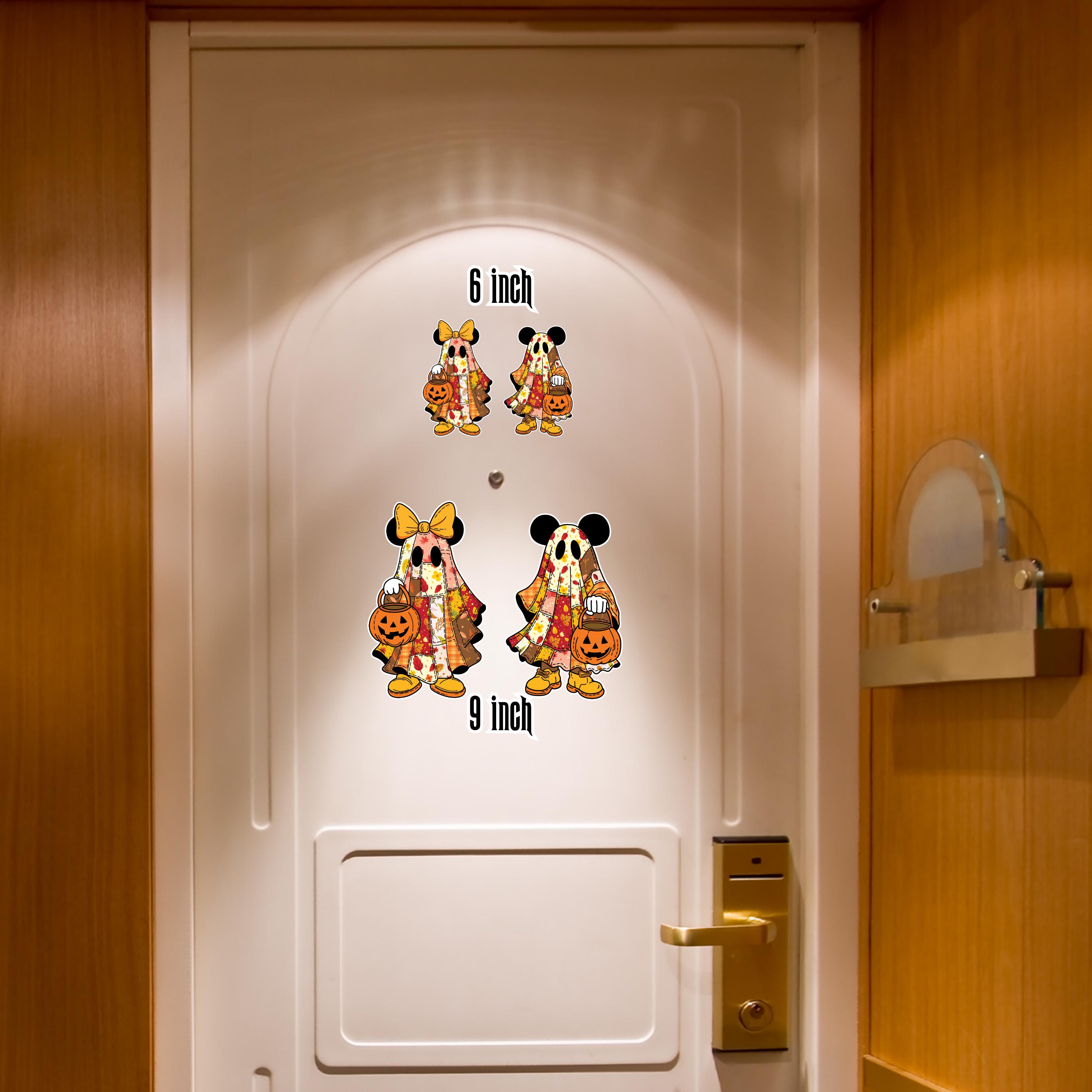 Disney Patchwork Patchwork Mickey and Minnie Halloween Magnet | Disney Cruise Decoration ...
