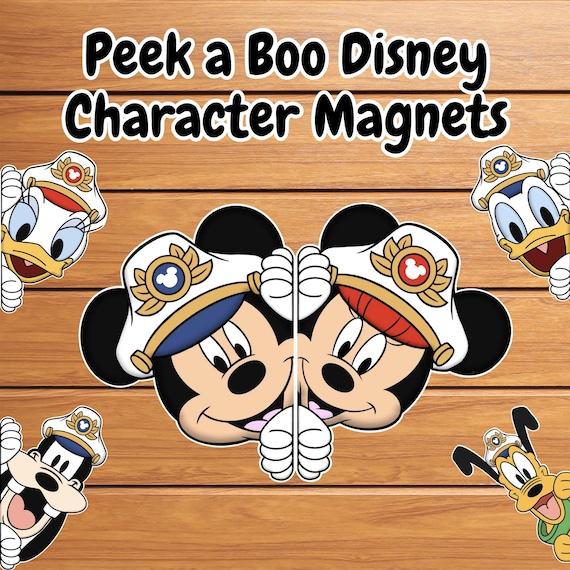 Disney Cruise Captain Magnet Set | Stateroom Door Decor - Etsy