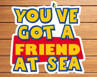 Toy Story Cruise Door Magnet – Disney Cabin Decor, You’ve got a Friend at Sea