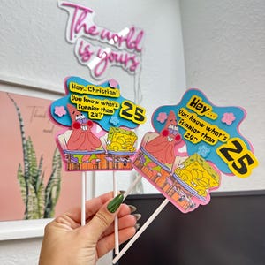 3D Sponge Cake Topper | What's Funnier than 24 Cupcake Toppers | cake toppers