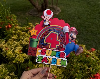 Super Mario Cake Topper
