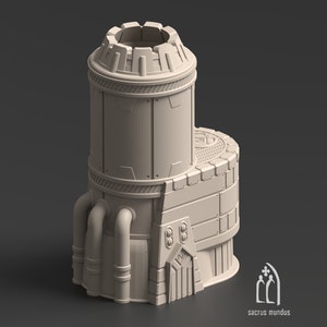 Furnace - VatarXI Future Dwarf Sacrusmundus Grim Futuristic Dark - 3d Printed Scenery for wargames wargaming 28mm 32mm 35mm