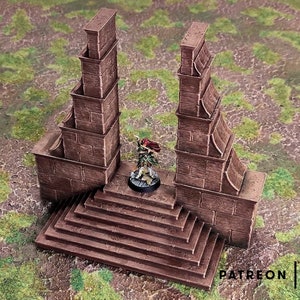 Time Wheel Monument - Classic Fantasy - 3d Printed Scenery for wargames wargaming 28mm 32mm 35mm