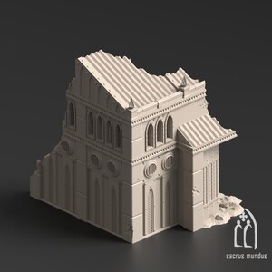 Hangar A - Phoebian V. Struck Airfield World - 3d Printed Scenery for wargames wargaming 28mm 32mm 35mm