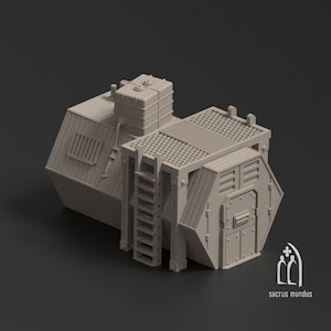 Kyhlden Container A - Imperium Grim Gothic Building - 3d Printed Scenery for wargames wargaming 28mm 32mm 35mm