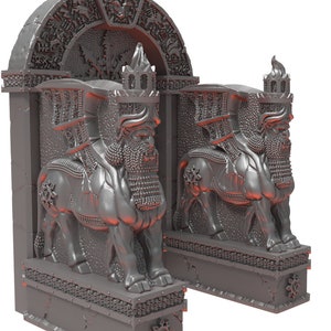 Realm Gate Baleful Magmhôrim Chaotic Dwarf Fire - 3d Printed Scenery for wargames wargaming 28mm 32mm 35mm