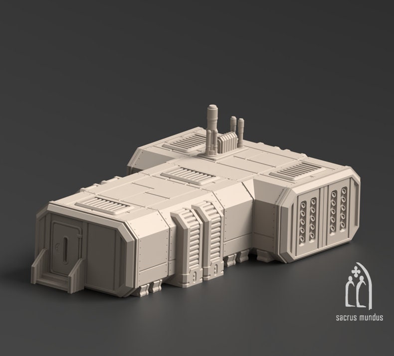 Laboratory Module - Galutia Zerg Xenos Infested World - 3d Printed Scenery for wargames wargaming 28mm 32mm 35mm