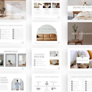 The Ultimate Real Estate Bundle Template Made in Canva in 5 Colors ...