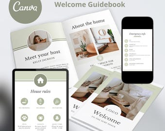 Airbnb Guest Welcome Guidebook - Airbnb Host Template