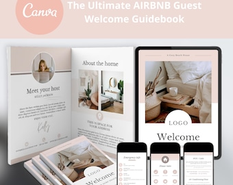 Airbnb Guest Welcome Guidebook - Vacation Rentals Template