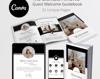 Airbnb Guest Welcome Guidebook - Short Term Rental