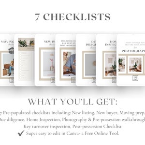 The Ultimate Real Estate Bundle Template Made in Canva in 5 Colors ...