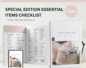 Airbnb Essential House Items Checklist - Vacation Rental Template