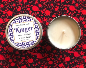Vela de soja Kinger TADC de 4 onzas
