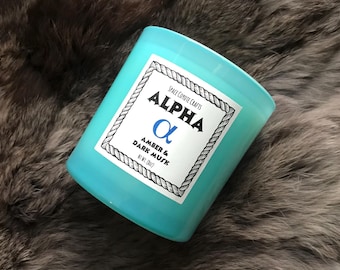 Alpha 8 Ounce Soy Candle Jar