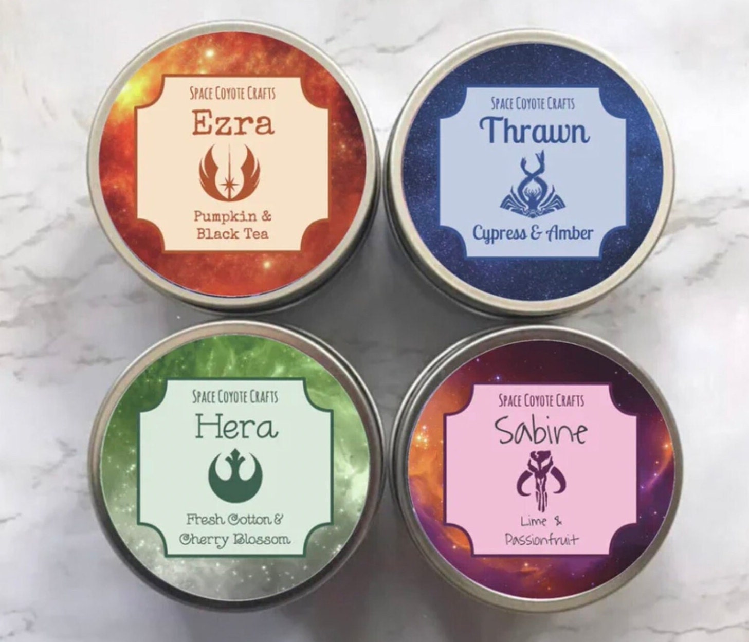 SW Rebels 4 Ounce Soy Candle Set