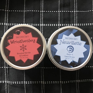 Wriothesley & Neuvillette 4 Ounce Soy Candle Set