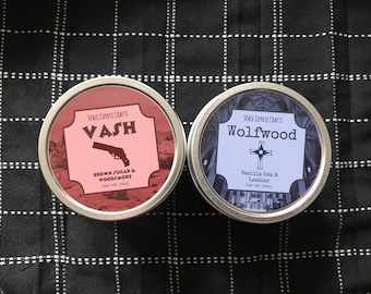 Juego de velas de soja TriStamp de 4 onzas
