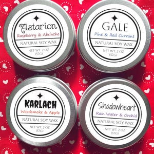 BG3 2 Ounce Soy Candle Samples