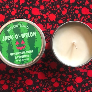 Jack O Melon Summerween 4 Ounce Soy Candle