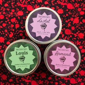 Vampire Interview 4 Ounce Soy Candle Set
