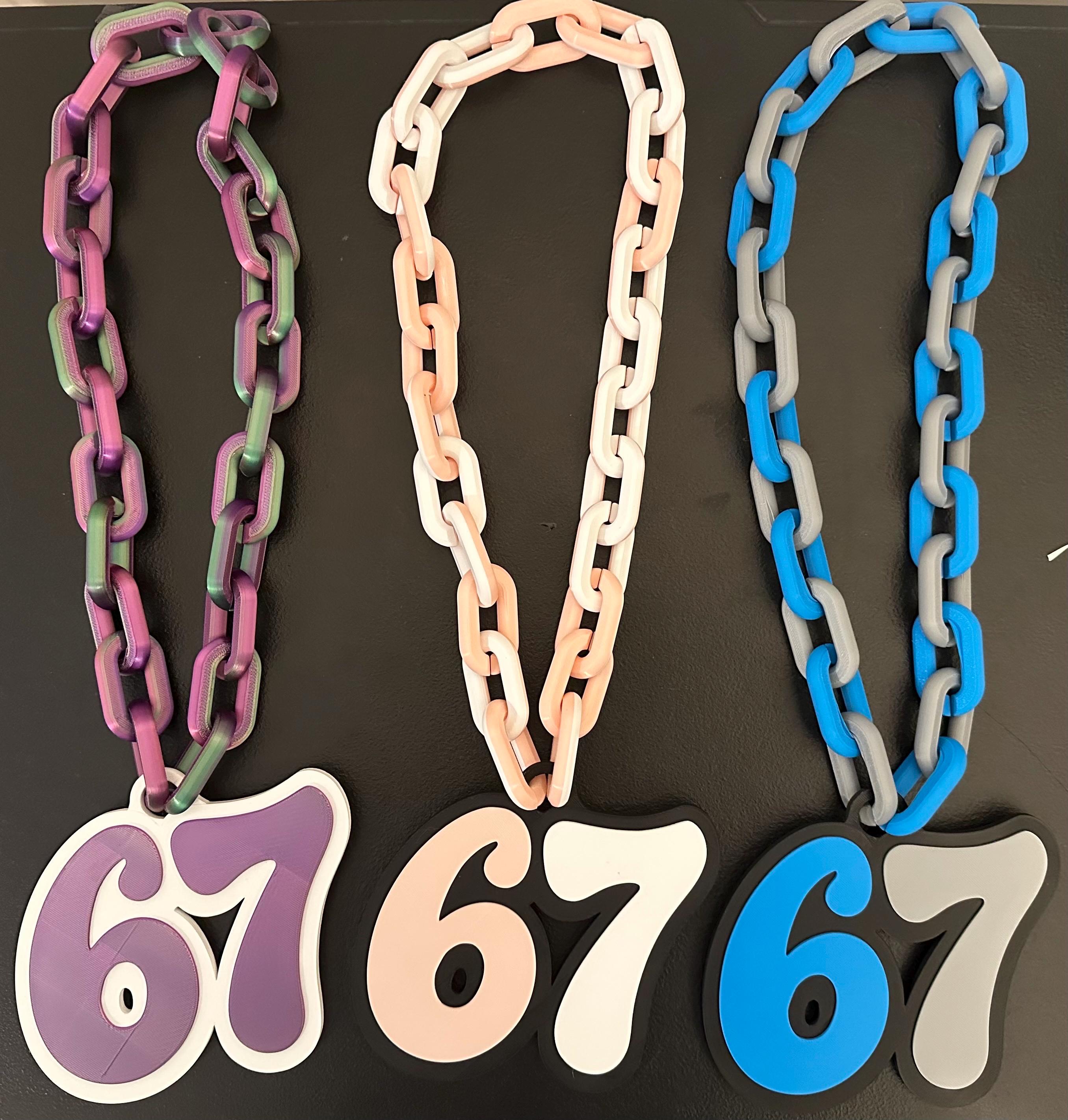 3D Printed Plastic Chains for Kids | Toy Chains | Lightweight Link ...