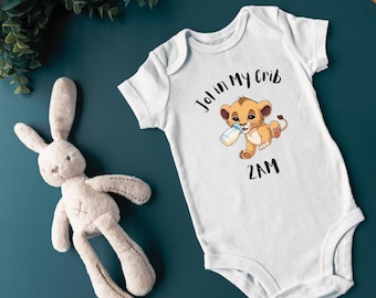 South African Baby Bodysuit Gift: Lion Cub Design