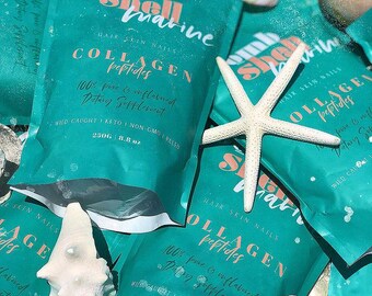 Péptidos de colágeno marino silvestre: sin gluten, 8.8 oz